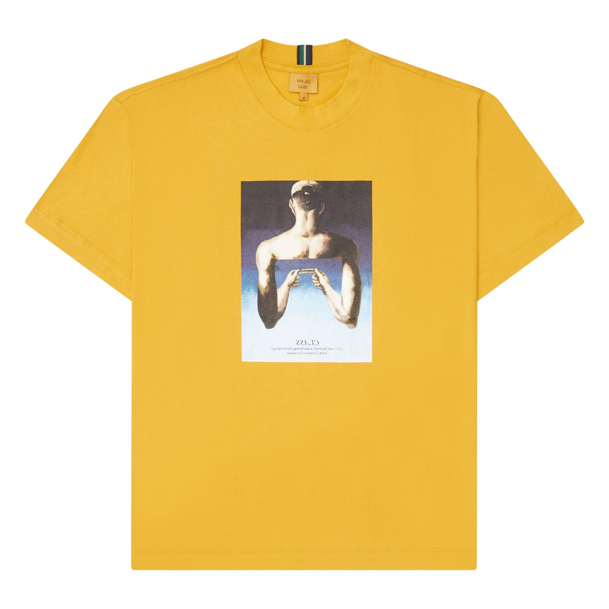 CAMISETA CLASS TRIPPING IN THE 4TH DIMENSIONE MOSTARDA