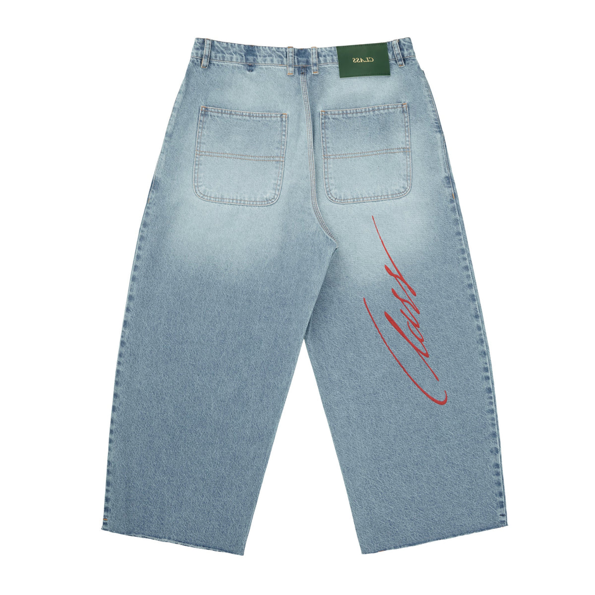 CALÇA JEANS CLASS WIDE SERIGRAPHY BLUE