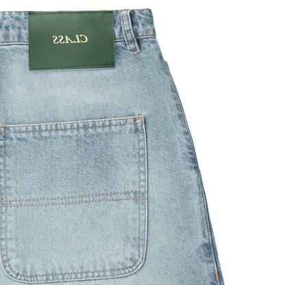 CALÇA JEANS CLASS WIDE SERIGRAPHY BLUE