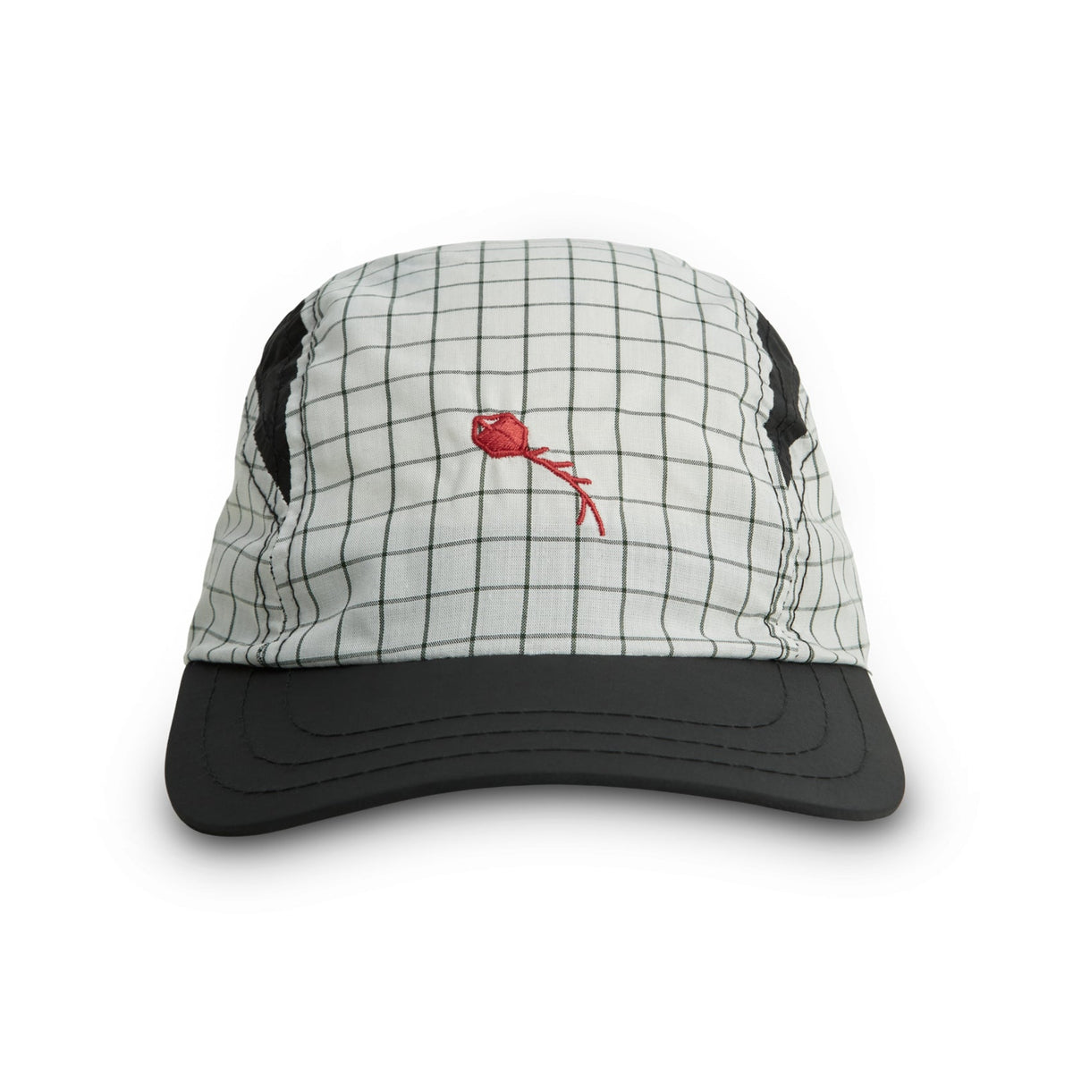 BONÉ CLASS 3 PANEL SPORT HAT DYNAMIC PLAID WHITE