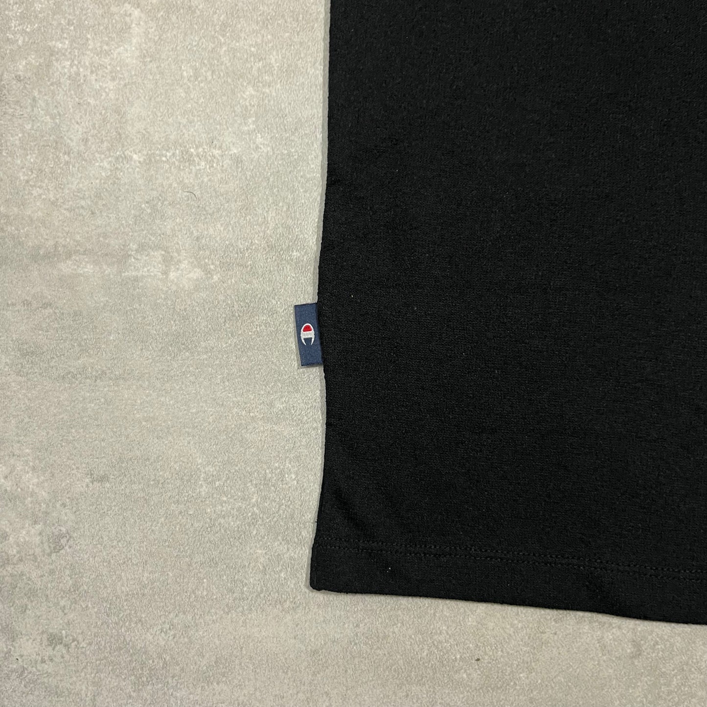 CAMISETA OVERSIZED CHAMPION TERRY C LOGO BLACK