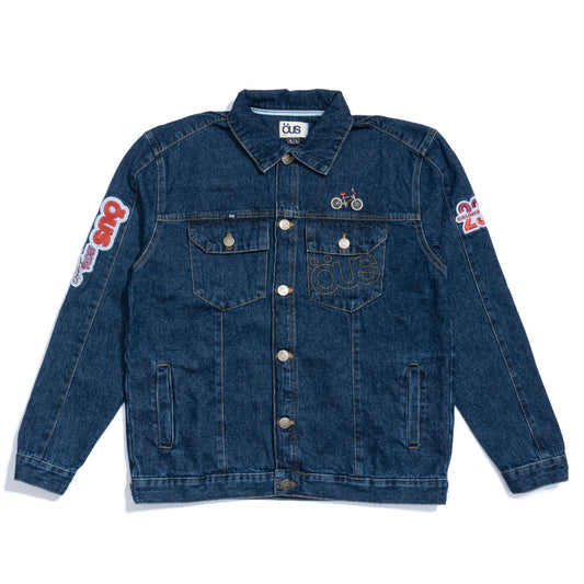 JAQUETA JEANS ÖUS CALOI CROSS AMACIADA