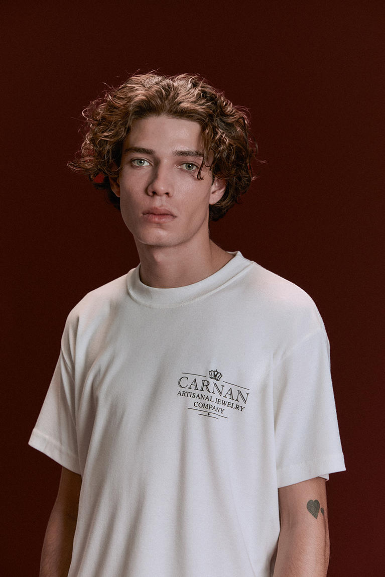 CAMISETA CARNAN JEWELRY HEAVY  OFF WHITE