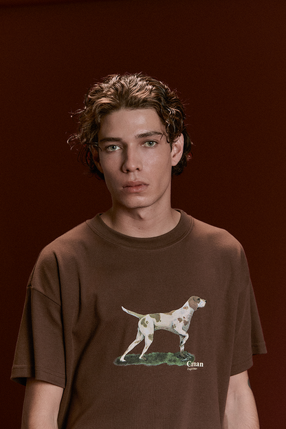 CAMISETA CARNAN POINTER HEAVY BROWN