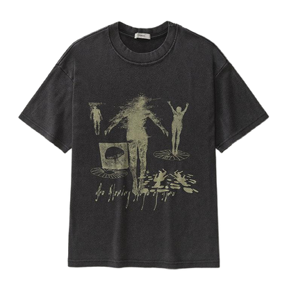 CAMISETA CARNAN SYNERGY BOXY HEAVY STONED BLACK