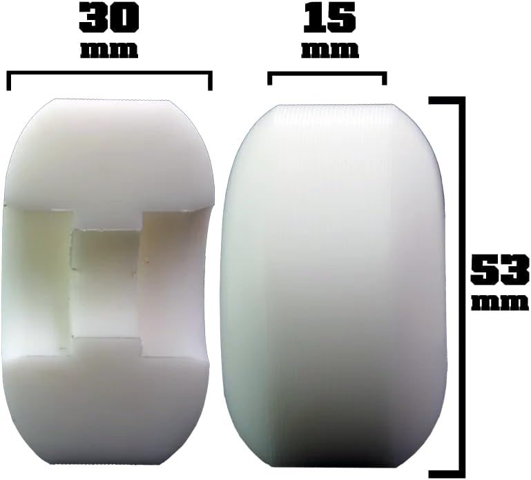 RODA MOSKA WHITE 53MM