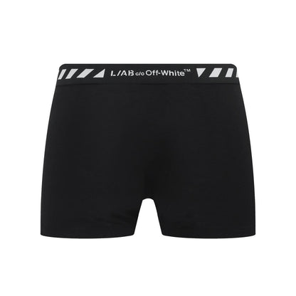 PACK CUECA OFF-WHITE L/AB DIAGS TRUNK 3 POL. BLACK