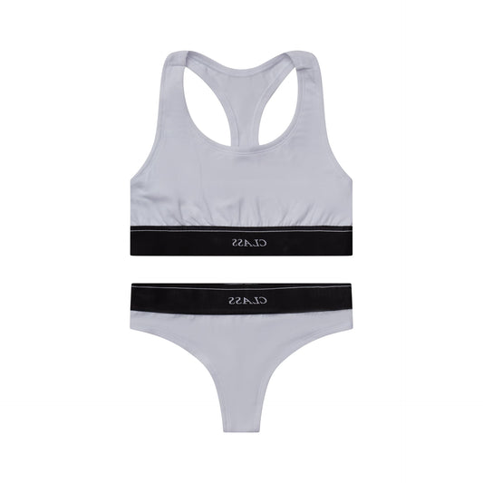 BRALETTE N THONG CLASS INVERSO WHITE