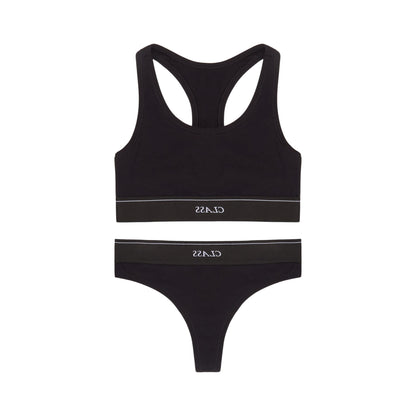 BRALETTE N THONG CLASS INVERSO BLACK