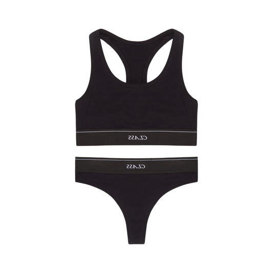 BRALETTE N THONG CLASS INVERSO BLACK
