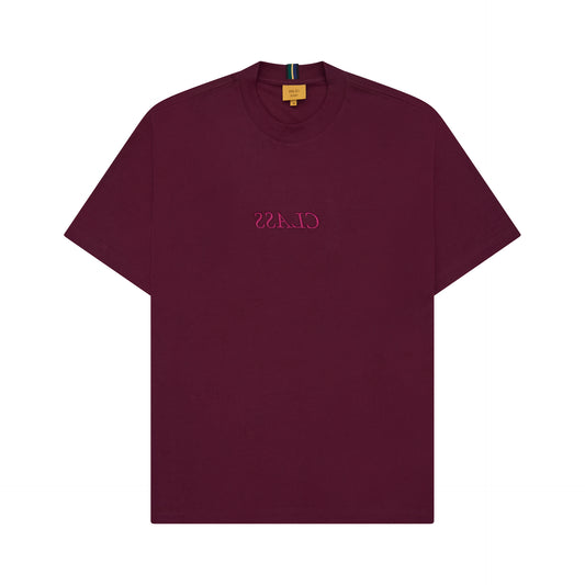 CAMISETA "CLASS INVERSO" BURGUNDY
