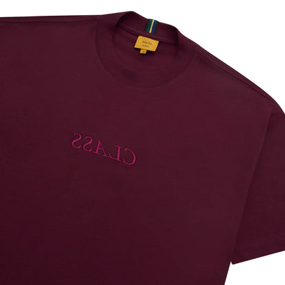 CAMISETA "CLASS INVERSO" BURGUNDY