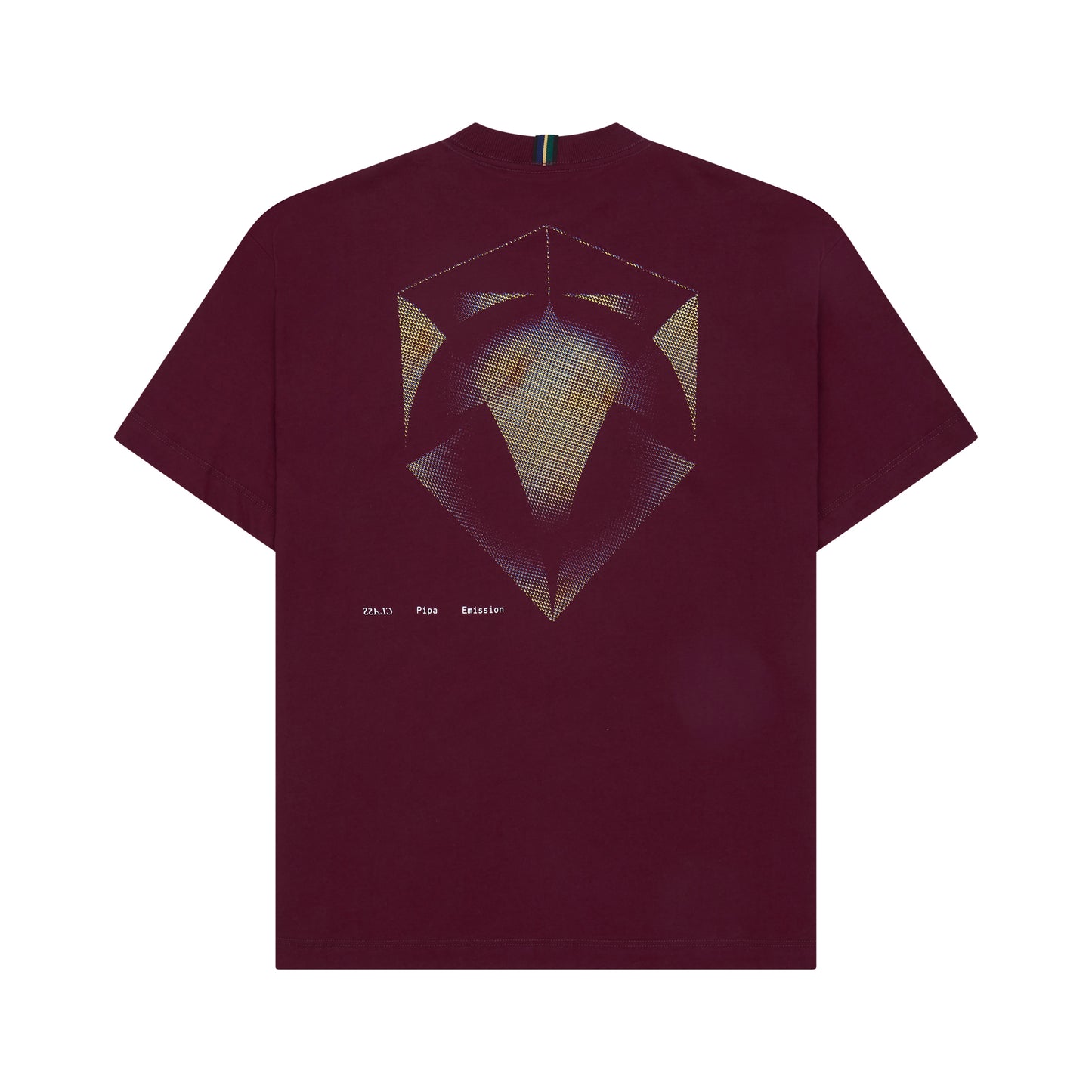 CAMISETA "CLASS PIPA DIGITAL" BURGUNDY