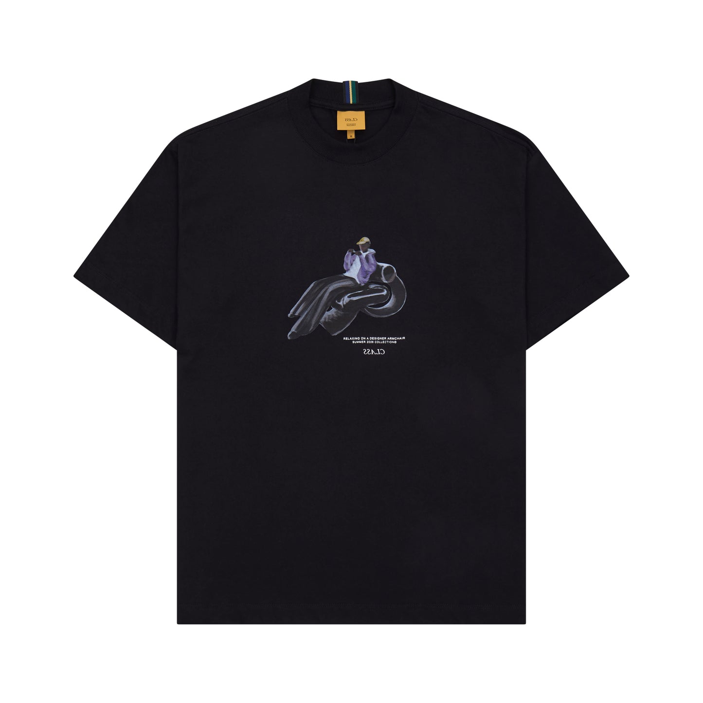 CAMISETA CLASS "DESIGNER ARMCHAIR" BLACK