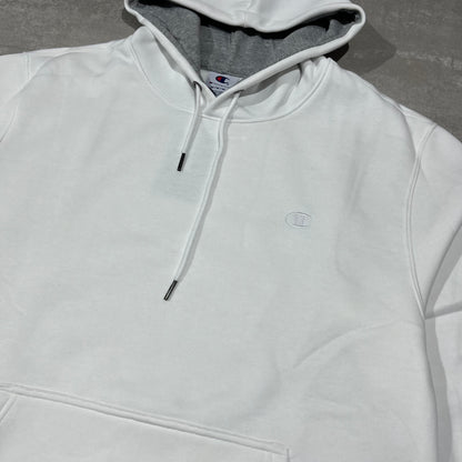 MOLETOM CHAMPION HOODIE ATHLETIC C LOGO OFF WHITE