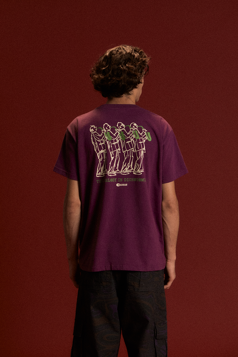 CAMISETA CARNAN JAZZ CLASSIC  PURPLE
