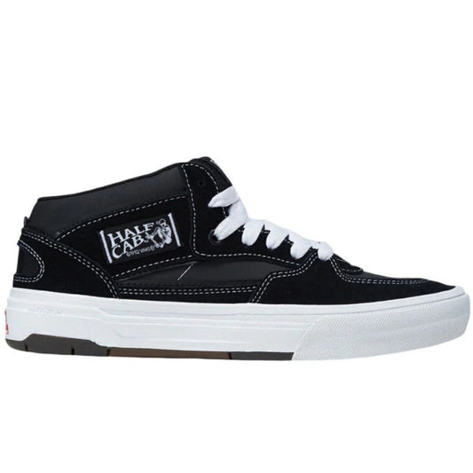 TÊNIS VANS SKATE HALF CAB WAFFLECUP BLACK/WHITE