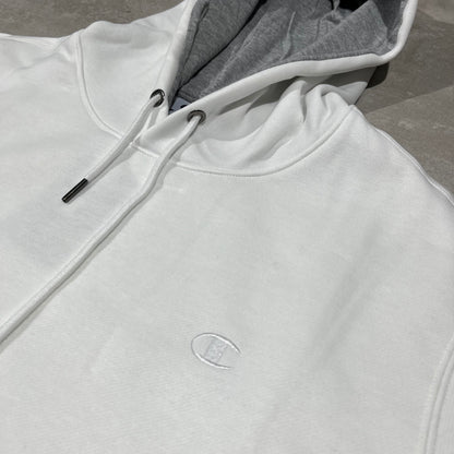 MOLETOM CHAMPION HOODIE ATHLETIC C LOGO OFF WHITE
