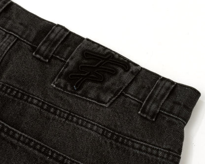 CALÇA TROPICALIENTS JEANS BLACK WATER PRETO DESBOTADO