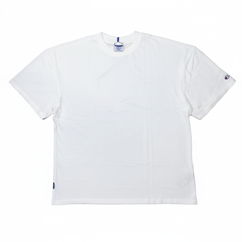 CAMISETA OVERSIZED CHAMPION TERRY C LOGO OFF WHITE