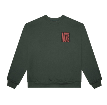 MOLETOM VANS STRETCH STACK CRACKLE MYSTIC MOSS