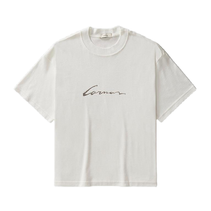 CAMISETA CARNAN SIGNATURE BOXY HEAVY OFF WHITE
