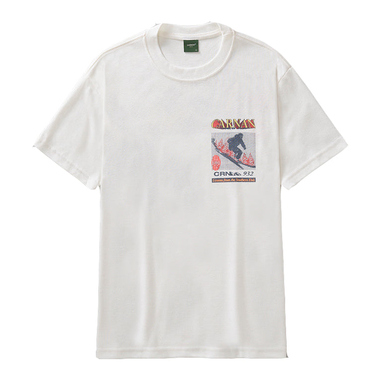 CAMISETA CARNAN LETTERING OFF WHITE