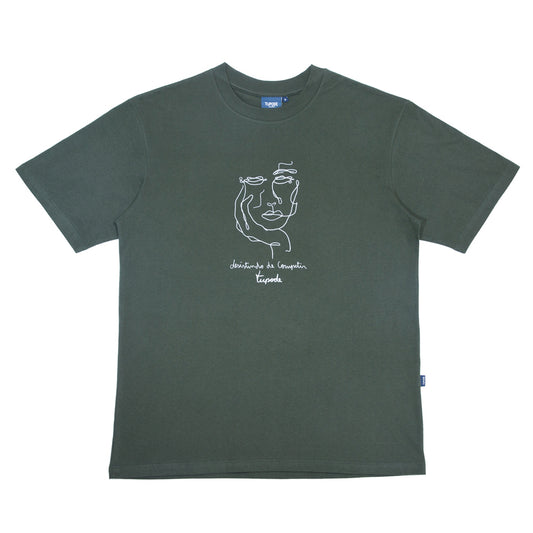 CAMISETA TUPODE DESISTIR REFLETIVO VERDE