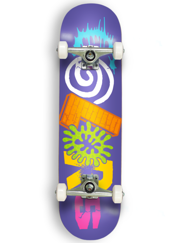 SKATE COLORS COLLAGEM ROXO 8.0