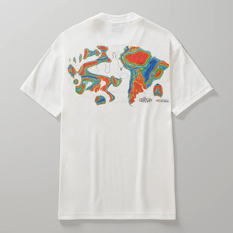CAMISETA CARNAN HEAT MAP OFF WHITE