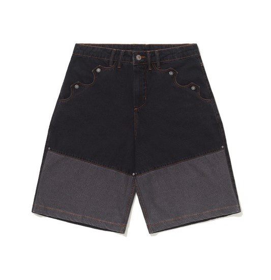 BERMUDA BARRA CREW JEANS BICOLOR