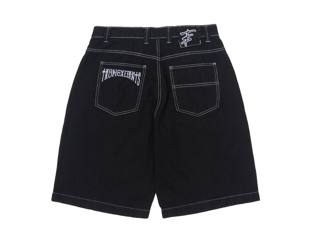 BERMUDA JEANS TROPICALIENTS COAL PRETO