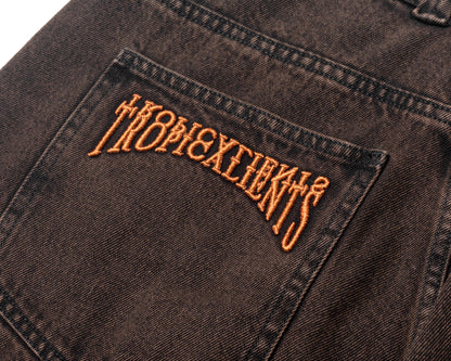 BERMUDA JEANS TROPICALIENTS OLD RUST FERRUGEM