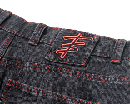 BERMUDA JEANS TROPICALIENTS RED NIGTH PRETO