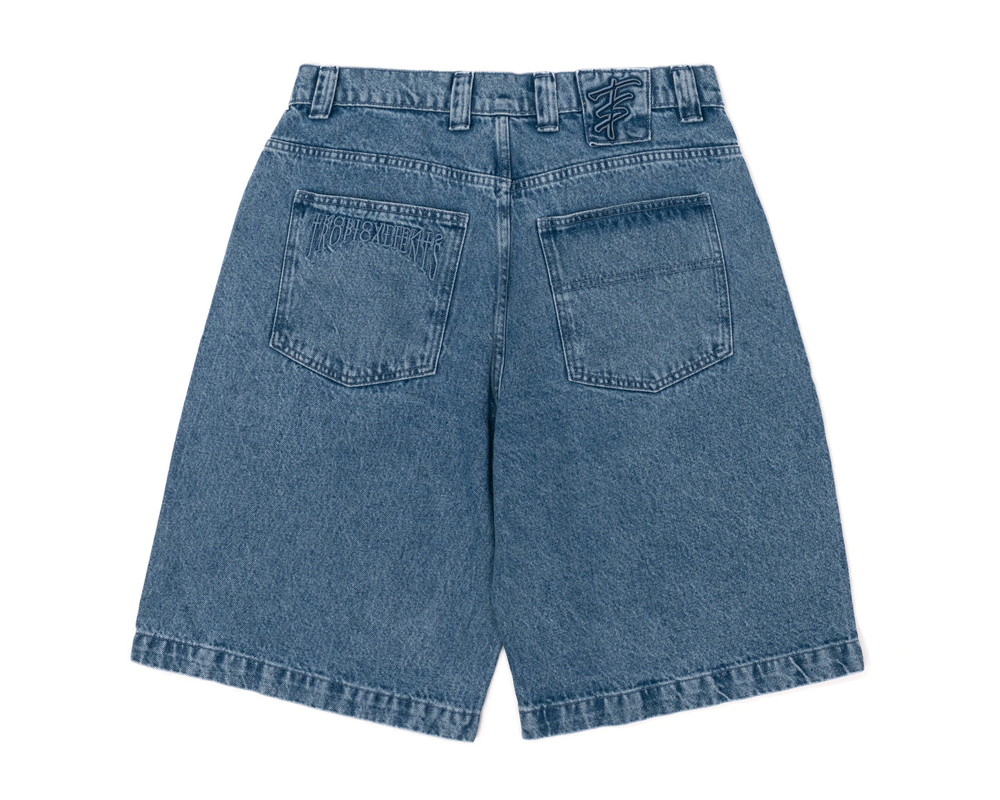 BERMUDA TROPICALIENTS JEANS USED BLUE