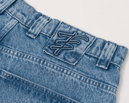 BERMUDA TROPICALIENTS JEANS USED BLUE