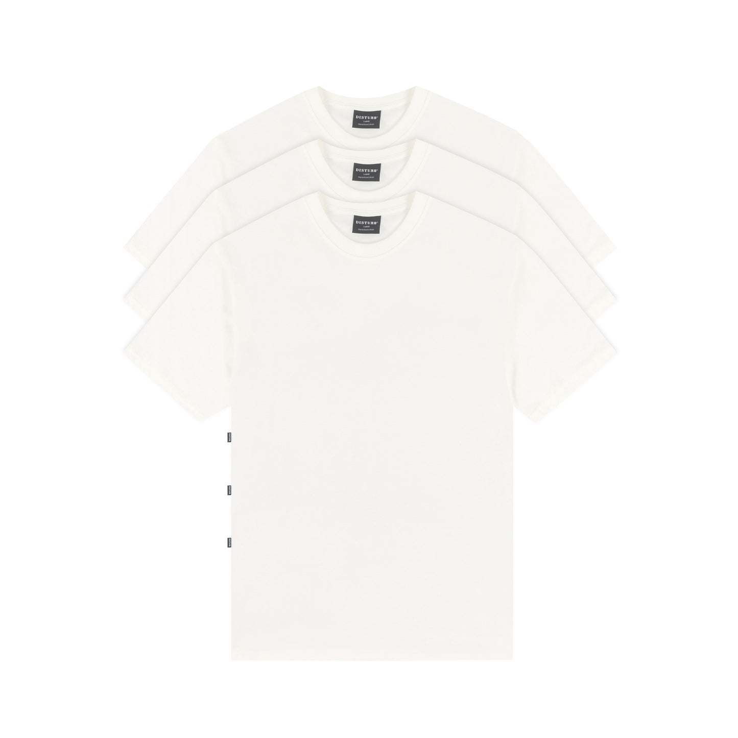 CAMISETA DISTURB BASIC PACK OFF WHITE