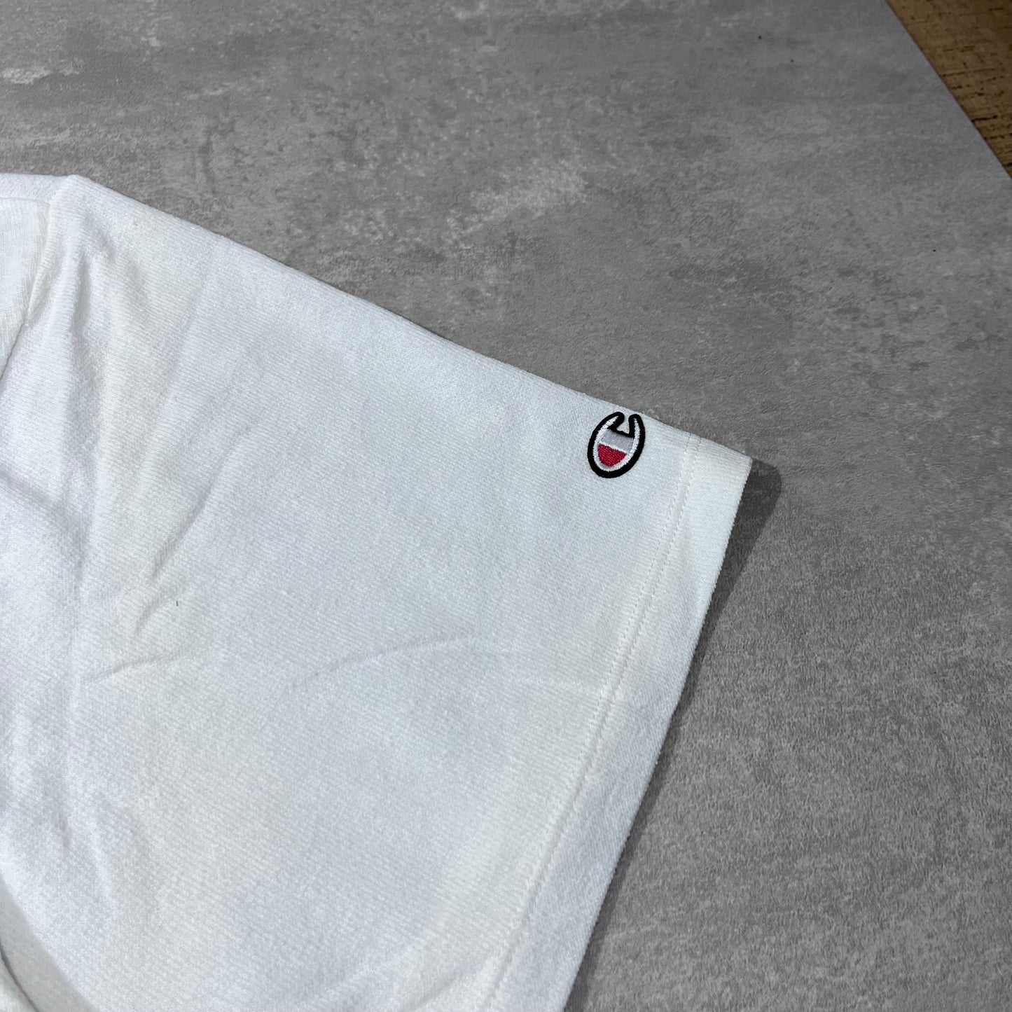 CAMISETA OVERSIZED CHAMPION TERRY C LOGO OFF WHITE