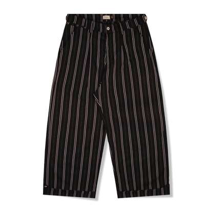 CALÇA DOWN BAGGY RED AND WHITE PINSTRIPE