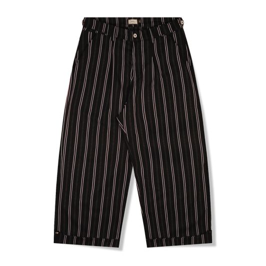 CALÇA DOWN BAGGY RED AND WHITE PINSTRIPE
