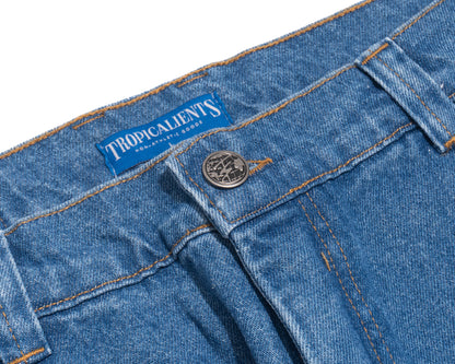 CALÇA TROPICALIENTS JEANS MID BLUE AZUL