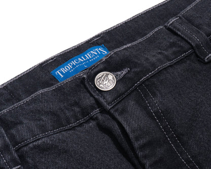 CALÇA TROPICALIENTS JEANS TOTAL BLACK