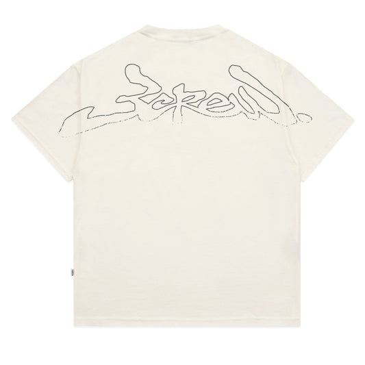 CAMISETA BARRA CREW ASSINATURA 2025 OFF-WHITE