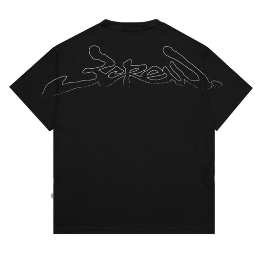 CAMISETA BARRA CREW ASSINATURA 2025 PRETA