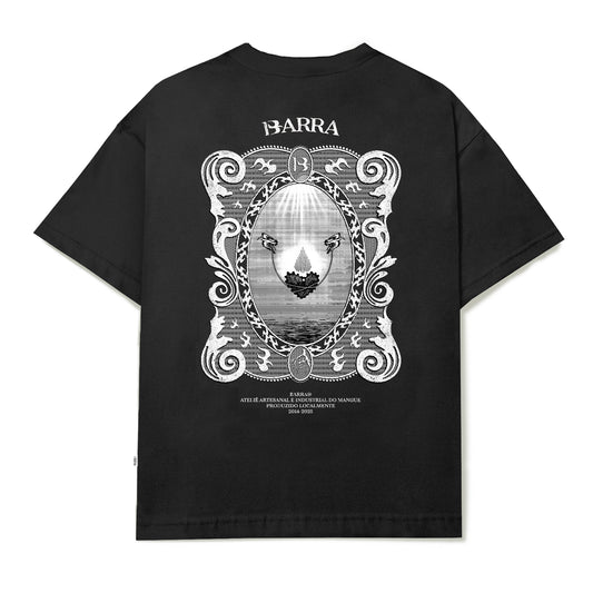 CAMISETA BARRA CREW BARRA ATELIE PRETA