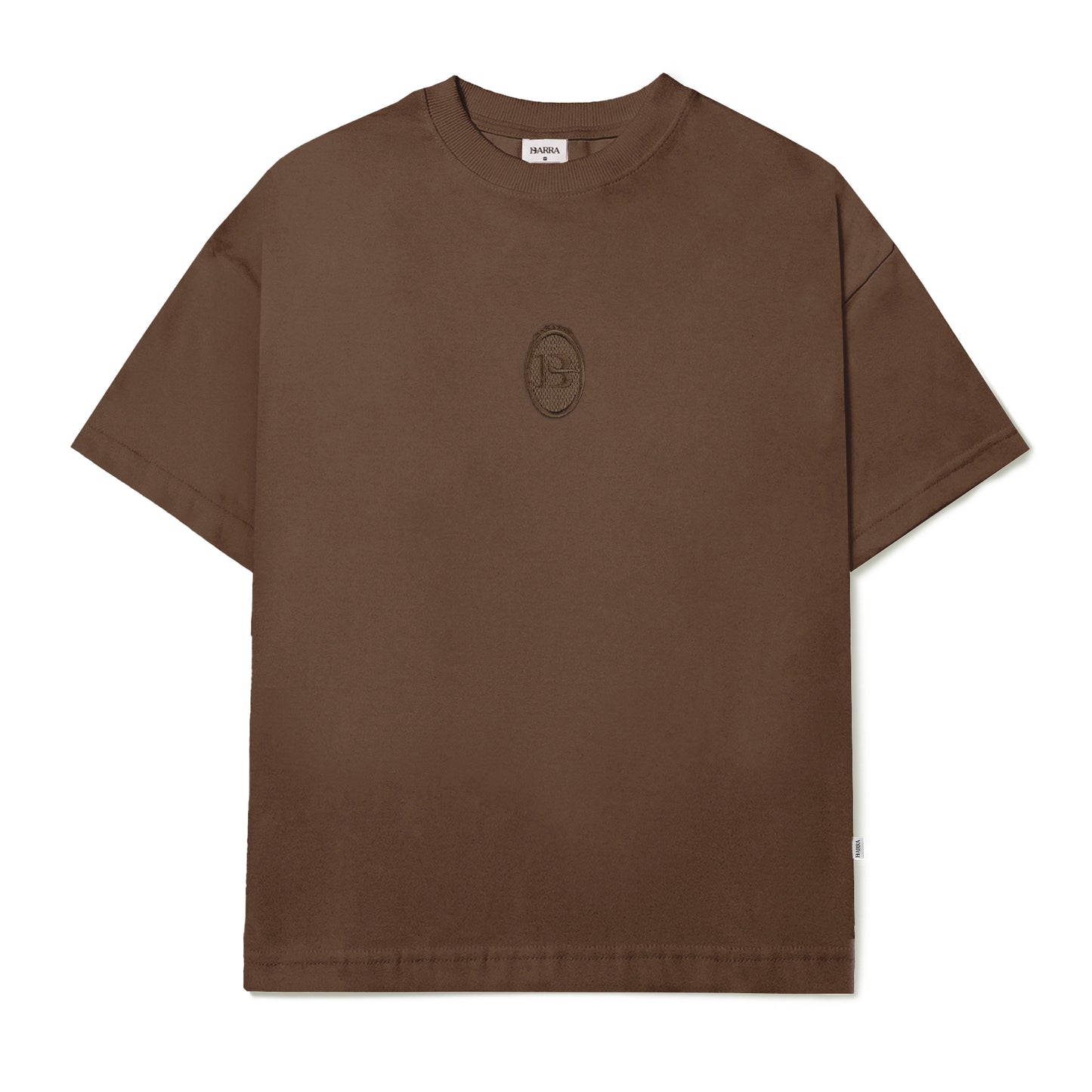 CAMISETA BARRA CREW BARRA ATELIE MARROM