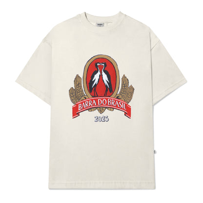 CAMISETA BARRA CREW BARRA DO BRASIL SOUVENIR OFF WHITE