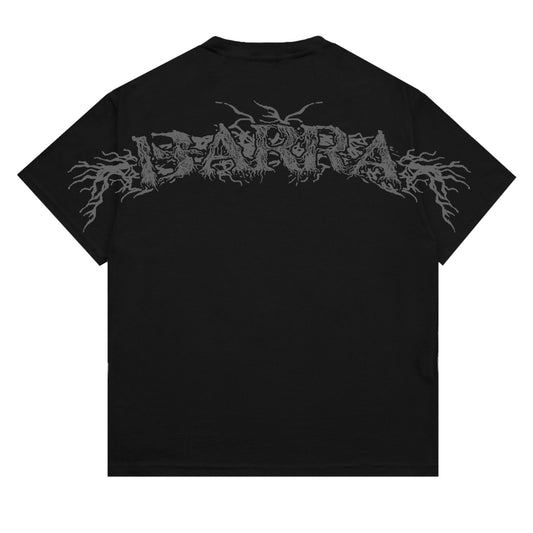 CAMISETA BARRA CREW LOGO REMIX ESTONADA PRETA