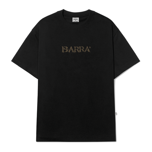 CAMISETA BARRA CREW LOGO RAÍZES PRETA