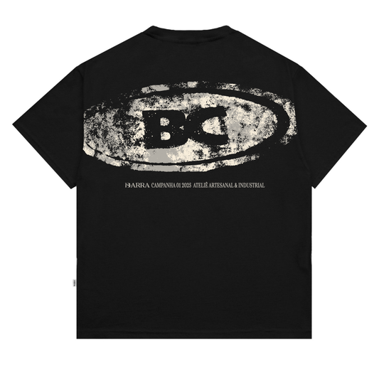 CAMISETA BARRA CREW GOODS LAMA PRETA